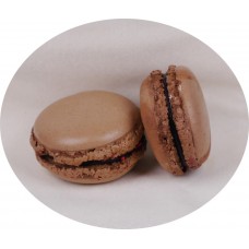 Makronka  čokoláda ganache krém 15g